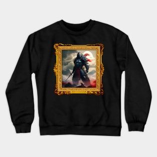 Japanese Monster Samurai Ninja Vintage Landscape Movie Artist Fan Frame Crewneck Sweatshirt